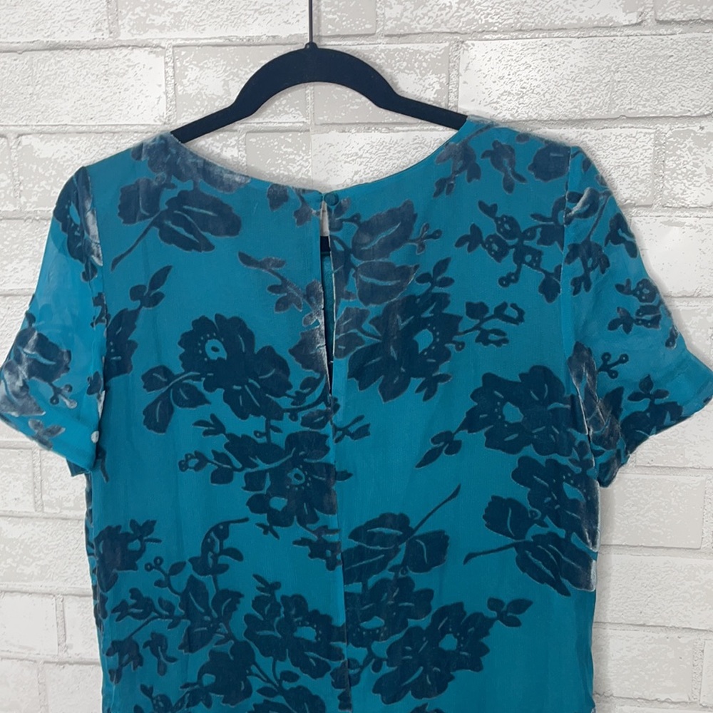 NWT Sundance Ella Blue Silk Dress - Picture 8 of 12